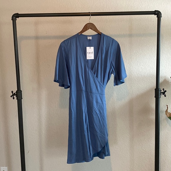 Anthropologie Dresses Wilder Wrap Dress Eucalyptus Tencel Poshmark